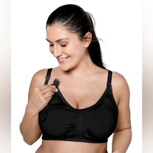 Medela 3 In 1 Nursing/Pumping Bra In Black Size M